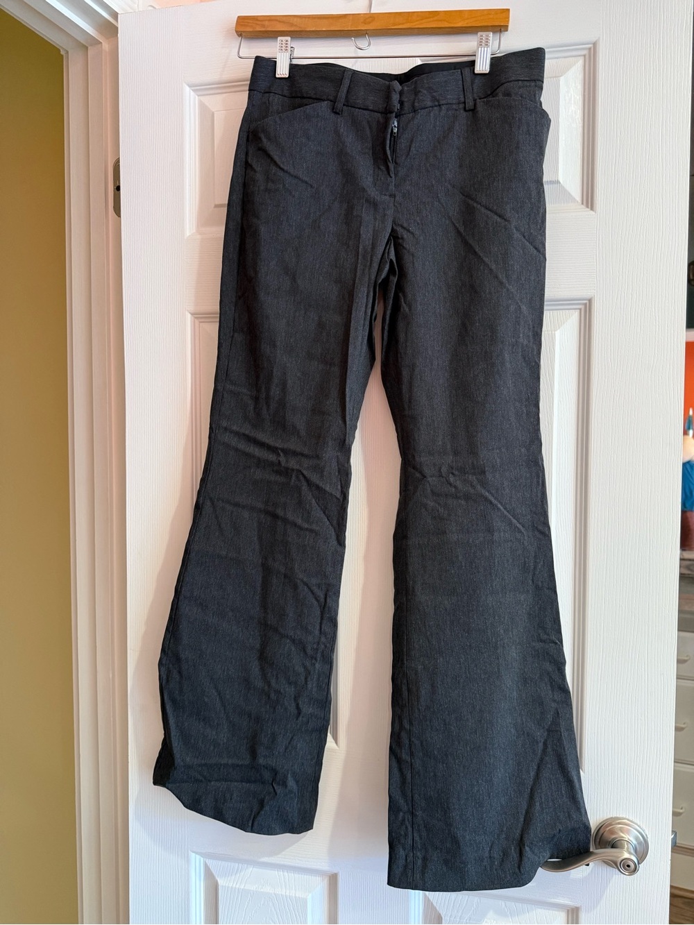 Express Design Studio Editor Pants Charcoal Gray 6